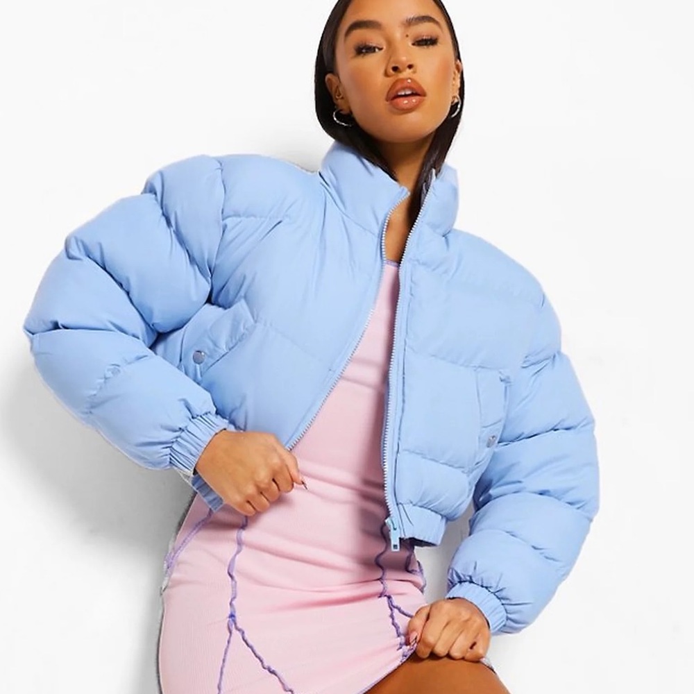 Crop Puffer coat